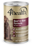 4health w/ Wholesome Grains Beef and Rice Wet Dog Food, 1 Can - 13.2 oz.