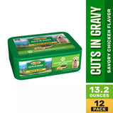 Retriever Adult Savory Chicken Flavor Cuts in Gravy Wet Dog Food,Pack of 12 Cans