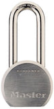 Master Lock 930DLHPF Solid Steel Padlock 7/16 inch Diameter Shackle Gray