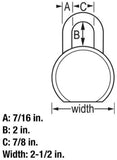 Master Lock 930DLHPF Solid Steel Padlock 7/16 inch Diameter Shackle Gray