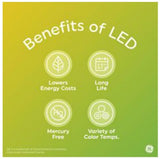 GE 93129767 - Soft White LED Floodlight Bulbs 65 Watts Indoor Floodlight 2 Pack