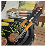 Even Embers ACC4005AS Grill Tool Set with Non-slip Grip Handles