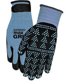 Midwest Gloves 95SL-SM-TR-48 Men's Slate Advanced Max Grip Gloves S/M, 1 Pair