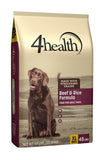 4health 9692 Wholesome Grains Adult Beef and Rice Formula Dry Dog Food -45lb Bag