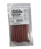 Iowa Smokehouse IS-BSO High-Quality Original Beef Jerky Sticks, 8 oz.