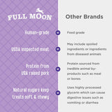 Full Moon 97417 10oz Sliced Pork Jerky Natural Cuts Dog Treats