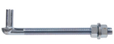 Hardware Essentials 851913 Gate Bolt Hook, Zinc, 5/8 in. x 8 in.