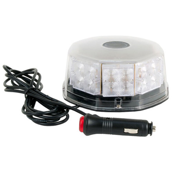 Blazer Lighting C38CAW Led Low Profile Magnetic Mount Strobe/Beacon Light