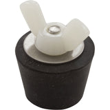 Generic 99-555-1003 Winterizing Plug 1" Fitting Plug Size 6 Nylon Wingnut Rubber