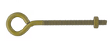 Hardware Essentials 322615 Gold Fg Eye Bolt with Nut, 3/8 in.-16 x 6 in.