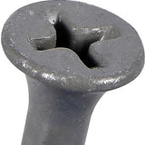Hillman 42607 Fas-N-Tite Exterior Gray Coated Wood Screws #10 x 3-1/2", 25-Pack