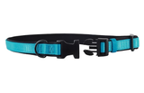 Retriever 15422 Q AQB18 Adjustable Soft Dog Collar, Aqua/Black, 1 x 18-26in.