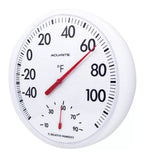 AcuRite 00324DI 13.5 in. Indoor/Outdoor White Analog Thermometer/Hygrometer