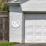 AcuRite 00324DI 13.5 in. Indoor/Outdoor White Analog Thermometer/Hygrometer