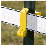 American FarmWorks ITTY-AFW T-Post Polytape Insulators for 1.25 and 1.33 in. T-Posts Yellow, 25-Pack
