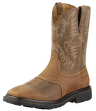 Ariat 10010134 Men's Sierra Wide Square Steel Toe Work Boots  Aged Bark Brown