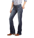 Ariat 10017510 Women's Slim Fit REAL Entwined Bootcut Jeans, Marine, Size 30 Reg