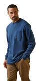 Ariat 10046343 Rebar Cotton Strong Union City Long Sleeve Work T-Shirt, Large