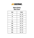 Berne FRK11NV Men's Long-Sleeve Flame-Resistant Crew Neck T-Shirt, Navy, Large