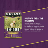 Black Gold Explorer Super Performance Formula 32/21 Dry Dog Food 40lb