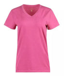 Blue Mountain YKL-9072 Women's Short-Sleeve V-Neck T-Shirt XL Cactus Flower