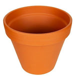 Border Concepts 800114 Terra Cotta Planter Pot, Terra Cotta Red, 8 in.