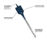 Bosch DSB1015 1 1/8 in. Daredevil Spade Bit for Wood Applications