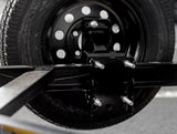 Carry-On Trailer COT628 Spare Tire Carrier, Black