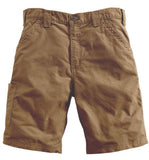Carhartt B147DKH Men's Mid-Rise Canvas Work Shorts, Dark Khaki, Size 36