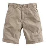 Carhartt Mens Canvas Work Short Loose Original Fit 10" Inseam, Tan, 38