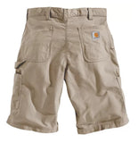 Carhartt B147DKH Men's Mid-Rise Canvas Work Shorts, Cotton, Tan - Size 42