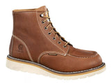 Carhartt CMW6175 Men's Wedge 6 in. Work Boots, Tan Oil Tanned Leather - 13M