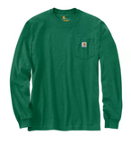 Carhartt K126HTG Men's Long-Sleeve Workwear Pocket T-Shirt, North Woods, 2XL