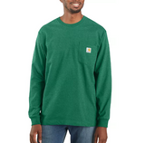 Carhartt K126HTG Men's Long-Sleeve Workwear Pocket T-Shirt, North Woods, 2XL