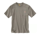 Carhartt K87 Men's Loose Fit Short-Sleeve Pocket T-Shirt, Desert, XL