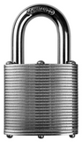 Commando Lock 5/16in. Diameter Shackle Steel Military-Grade Zinc No Bump Padlock