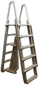 Confer 7100X Evolution A Frame Ladder for Pools - Warm Gray