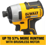 DeWALT DCF787D1 Brushless 1/4 in. Impact Driver Kit with 2Amp Hr Battery