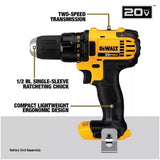 DeWALT DCK521D2 Cordless 20V Max Compact 5-Tool Combo Kit