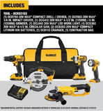 DeWALT DCK521D2 Cordless 20V Max Compact 5-Tool Combo Kit