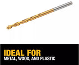 DeWALT DW1310 G 5/32 in. 135 Split Point Tip Titanium Drill Bit