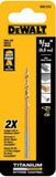 DeWALT DW1310 G 5/32 in. 135 Split Point Tip Titanium Drill Bit