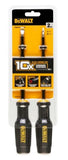 Dewalt DWHT65100 Slotted & Phillips MaxFit Demo Screwdriver Set - 2 pcs.