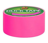 Duck 1265016 Neon Pink Vinyl Backing Duct Tape, 1.88 in. x 15 yd.