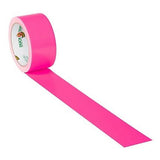 Duck 1265016 Neon Pink Vinyl Backing Duct Tape, 1.88 in. x 15 yd.