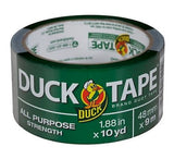 Duck 761288 Silver Original Strength All-Purpose Duct Tape, 1.88 in. x 10 yd.