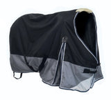 Dumor 2-Tone Horse Blanket, Black - Large