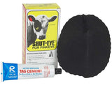 Durvet 4762 - Cow Size Shut-Eye Patches, Set Of Protective Eye Patches
