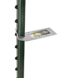 FARMGARD 889193A-2 Galvanized Steel Horizontal T-Post Bracket, 2-Pack