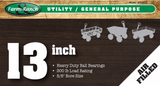 Farm & Ranch FR2012 13 in. Wide-Profile Replacement Tire